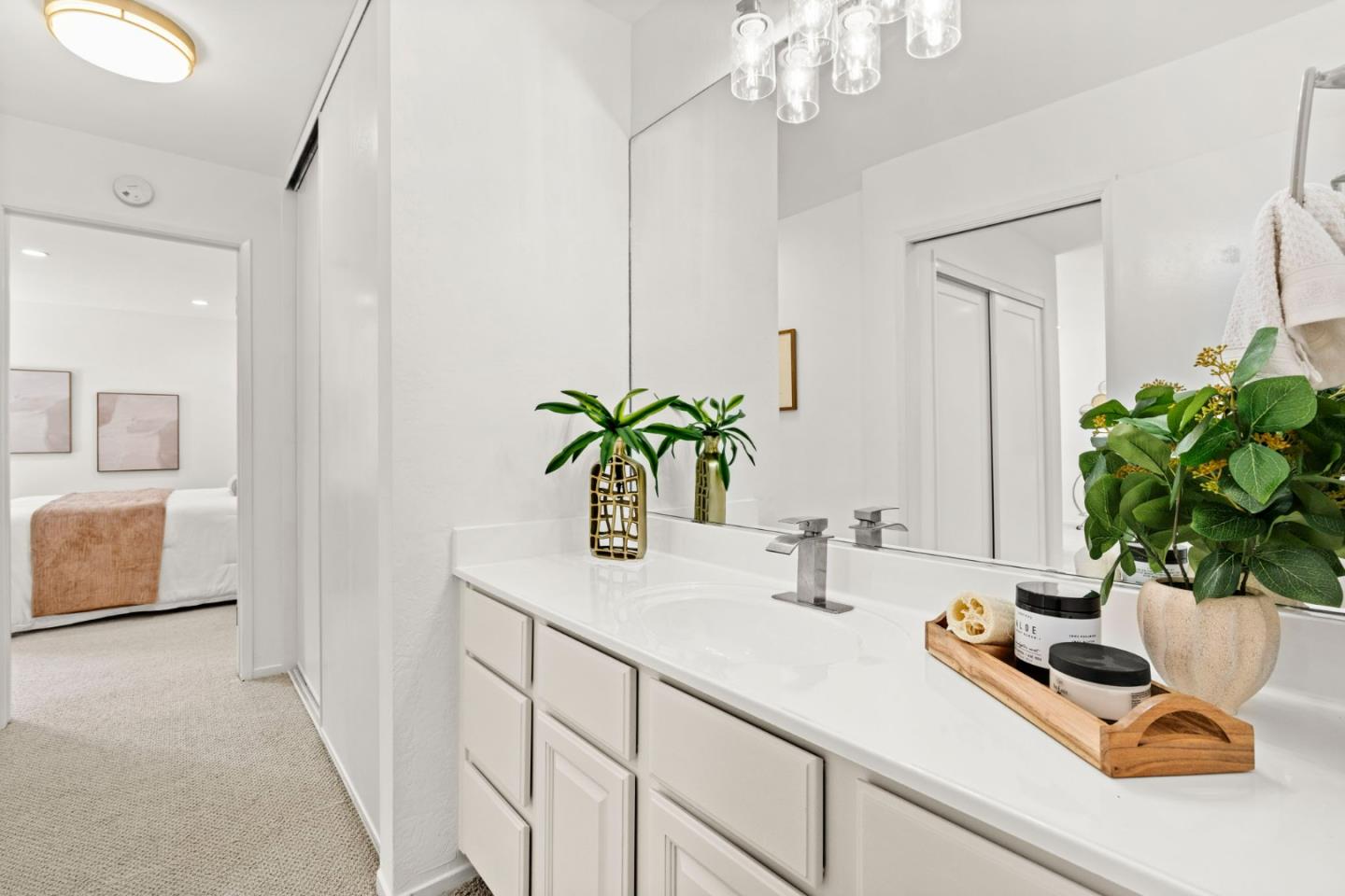 380 Vallejo Drive, Unit 321 Millbrae, CA 94030 - Photo 21 of 38 a kitchen with a potted plant on the counter