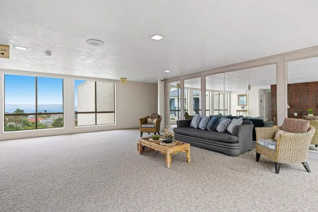 a view of a city with tall buildings