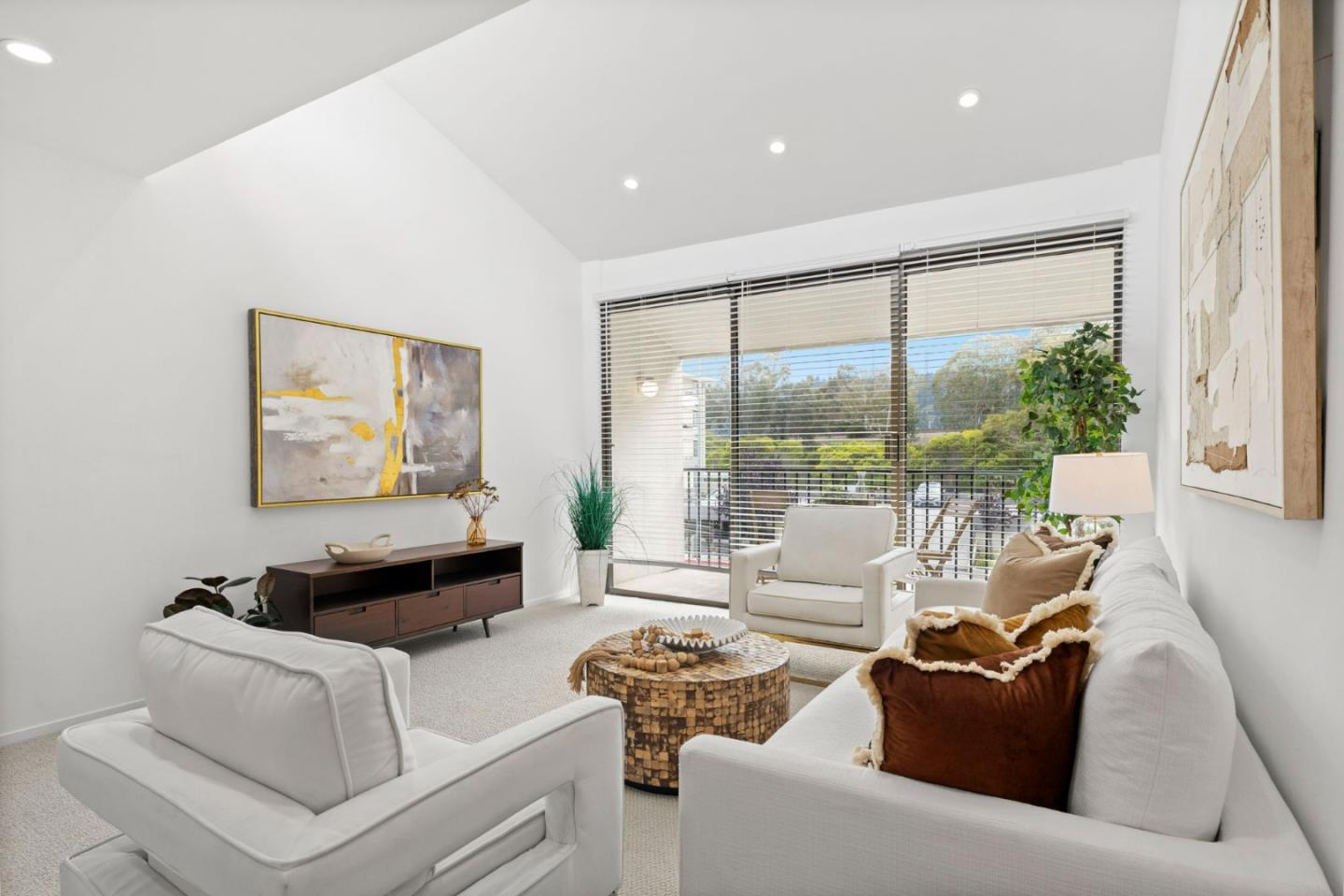 380 Vallejo Drive, Unit 321 Millbrae, CA 94030 - Photo 3 of 38 a living room with furniture and a large window