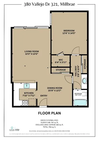 $498,888 | 380 Vallejo Drive, Unit 321, Millbrae, CA 94030