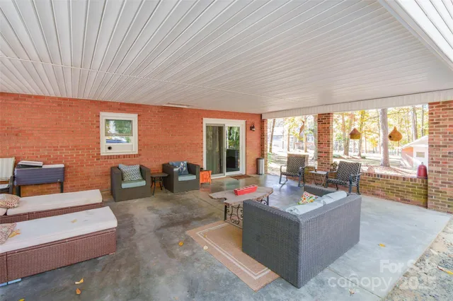 a living room filled with furniture