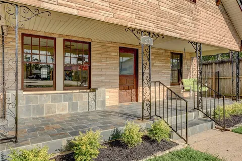 a view of entrance front of house