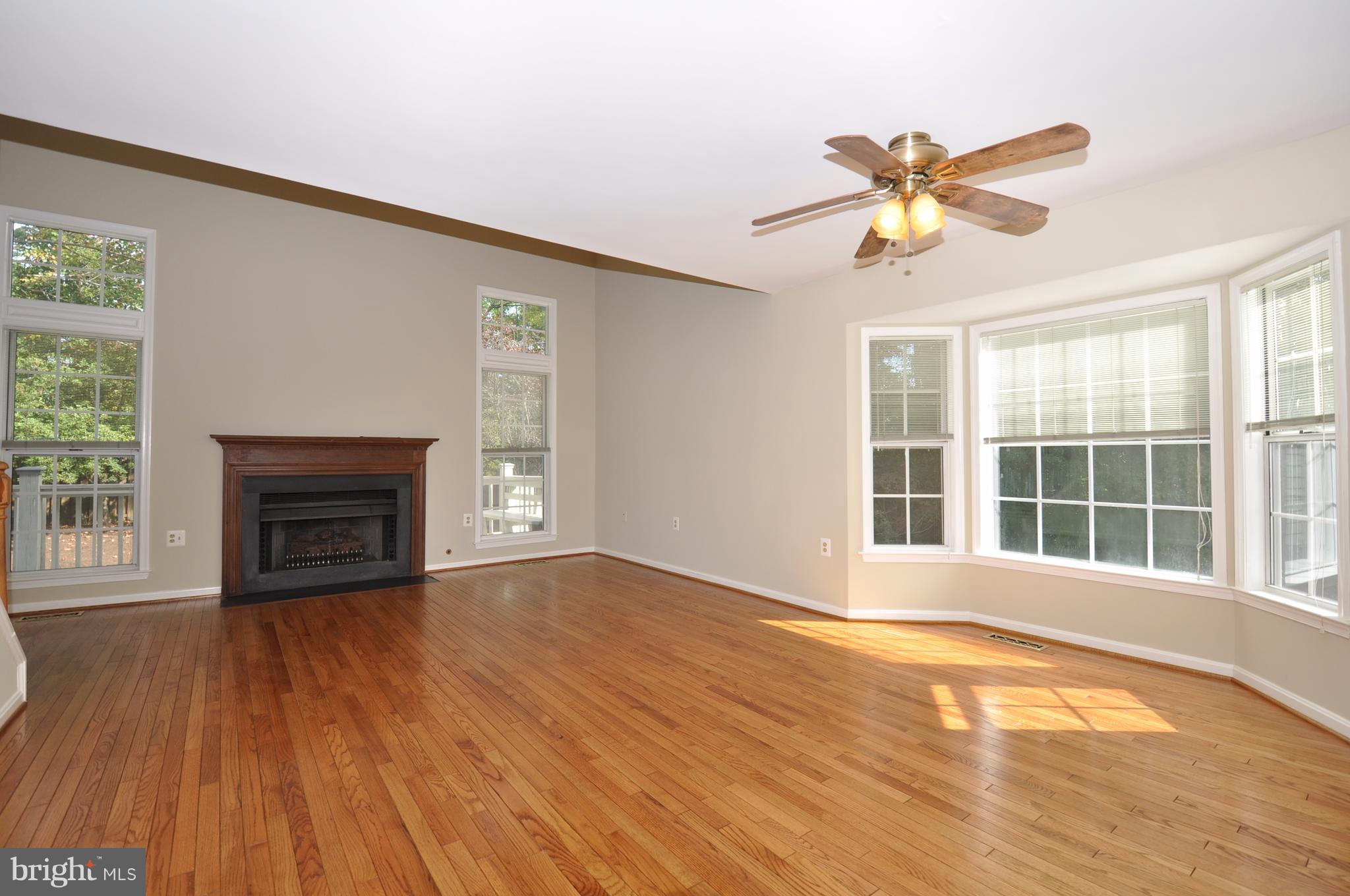 7922 Gambrill Court Springfield, VA 22153 - Photo 3 of 23 Living Room with gas fireplace