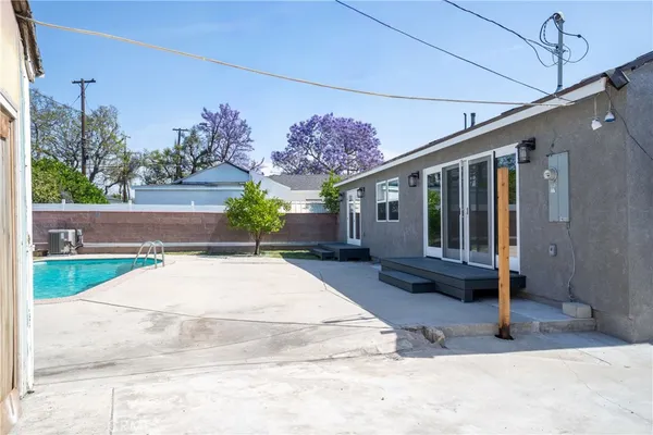 a house with a outdoor space