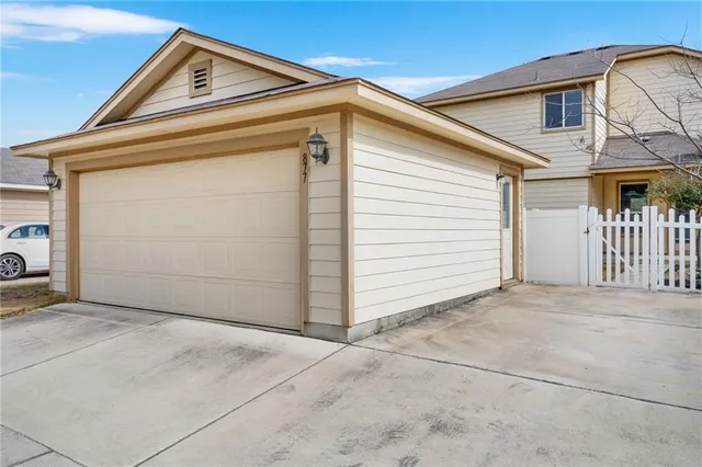a view of a house with a outdoor space