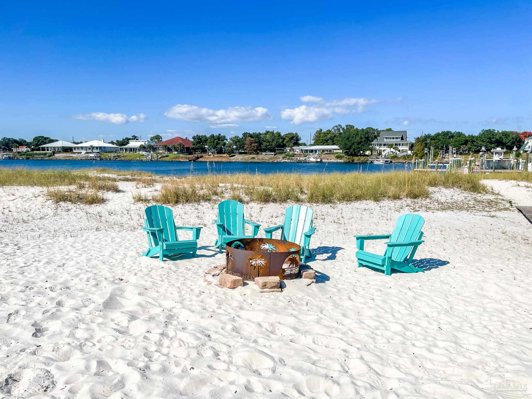 13948 River Road, Unit 3A Pensacola, FL 32507 - Photo 4 of 47 a view of a lake with a house in the background
