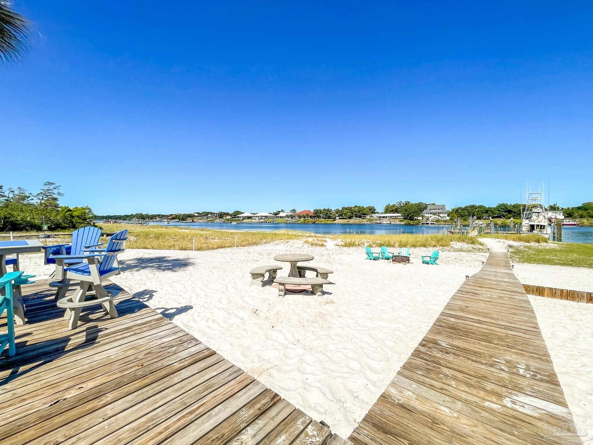 13948 River Road, Unit 3A Pensacola, FL 32507 - Photo 47 of 47 a view of swimming pool with outdoor seating and water view