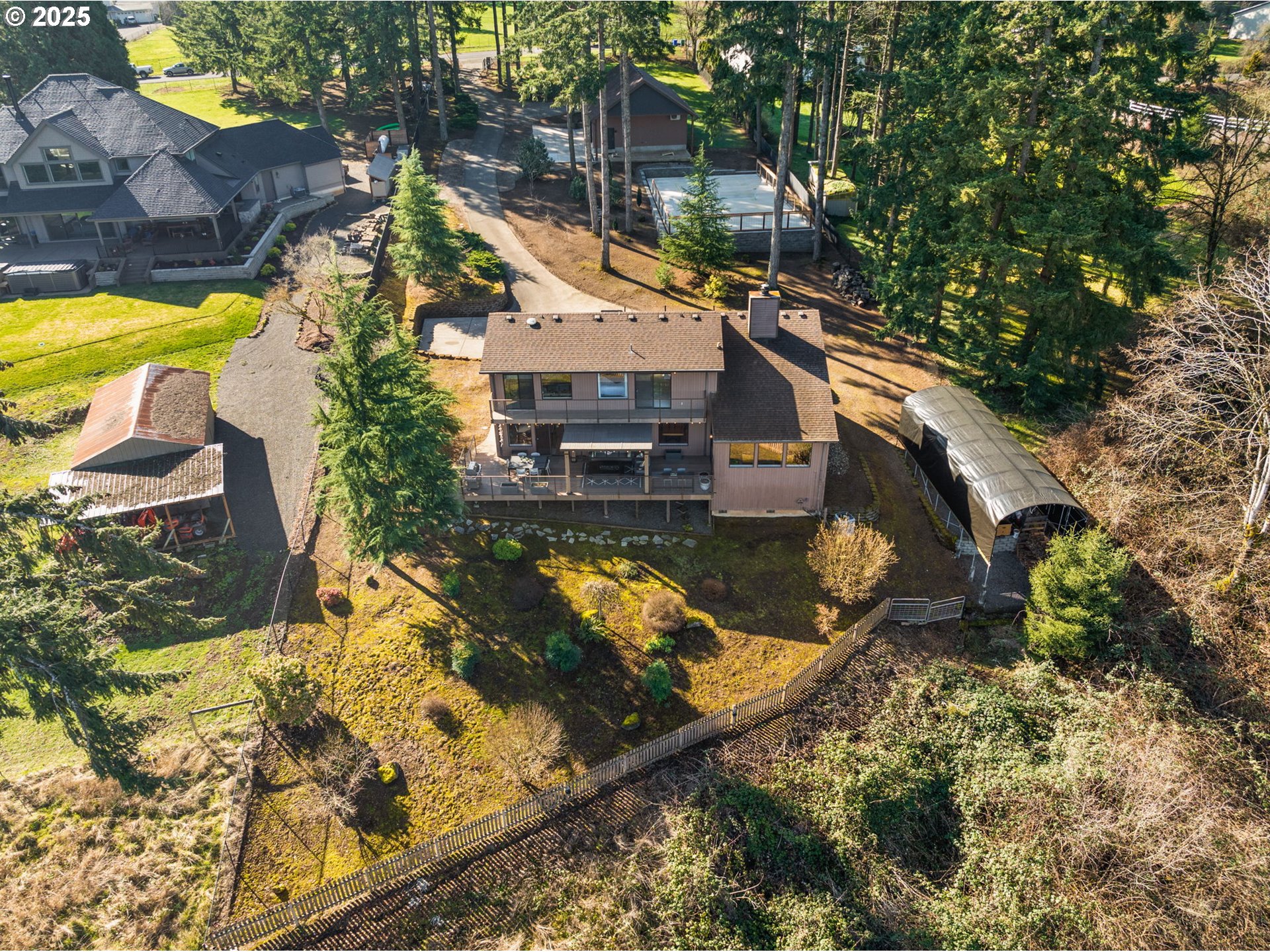 17287 South Overlook Road Oregon City, OR 97045 - Photo 45 of 48 a view of house with a yard