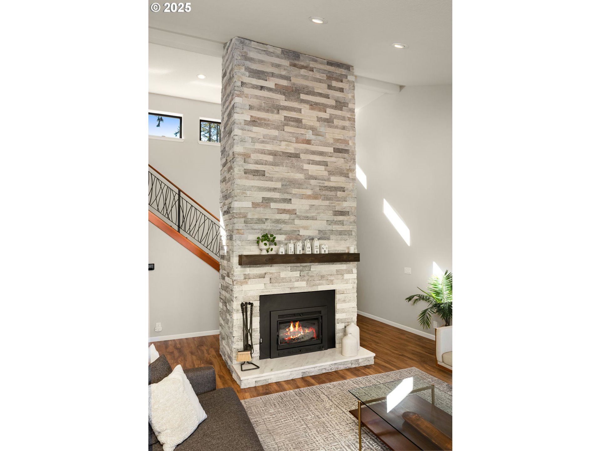 17287 South Overlook Road Oregon City, OR 97045 - Photo 7 of 48 a living room with furniture and a fireplace
