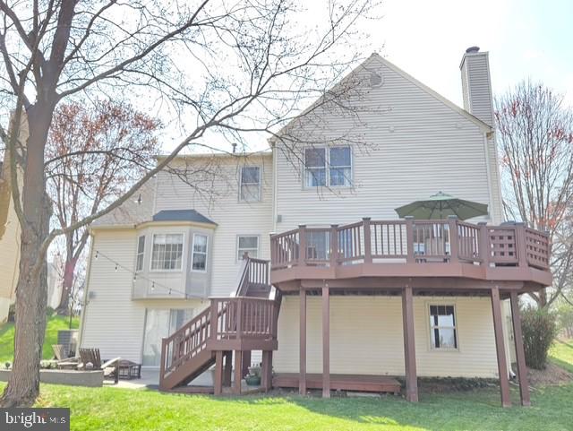 7801 Blue Jasmine Court Springfield, VA 22153 - Photo 2 of 2 Large Deck and Stone Patio