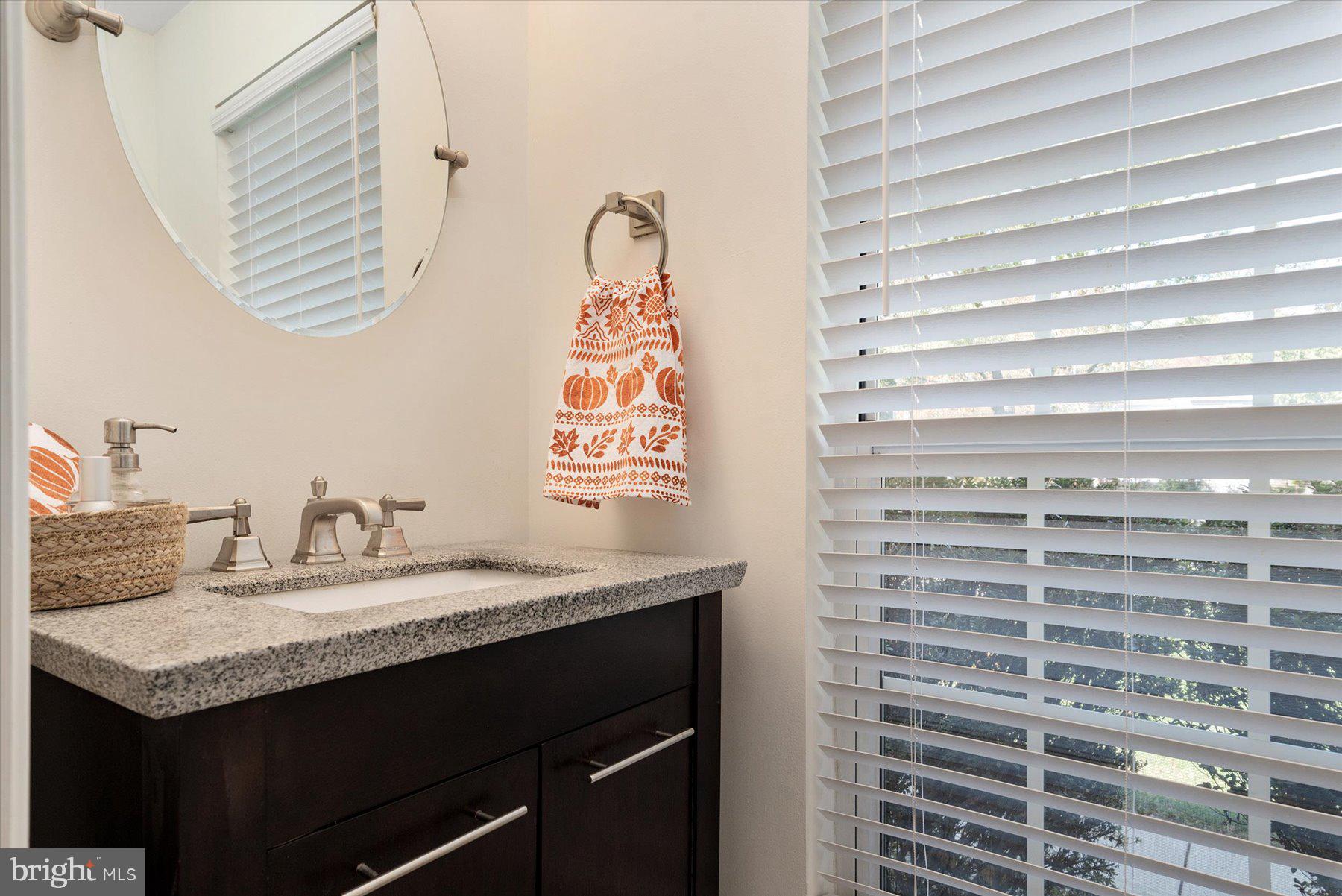 9337 Spring Water Path Jessup, MD 20794 - Photo 14 of 41 a bathroom with a granite countertop sink and a mirror