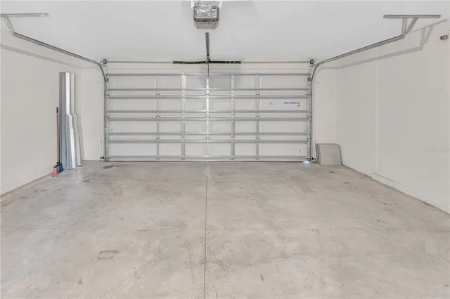 a view of a closet area with storage