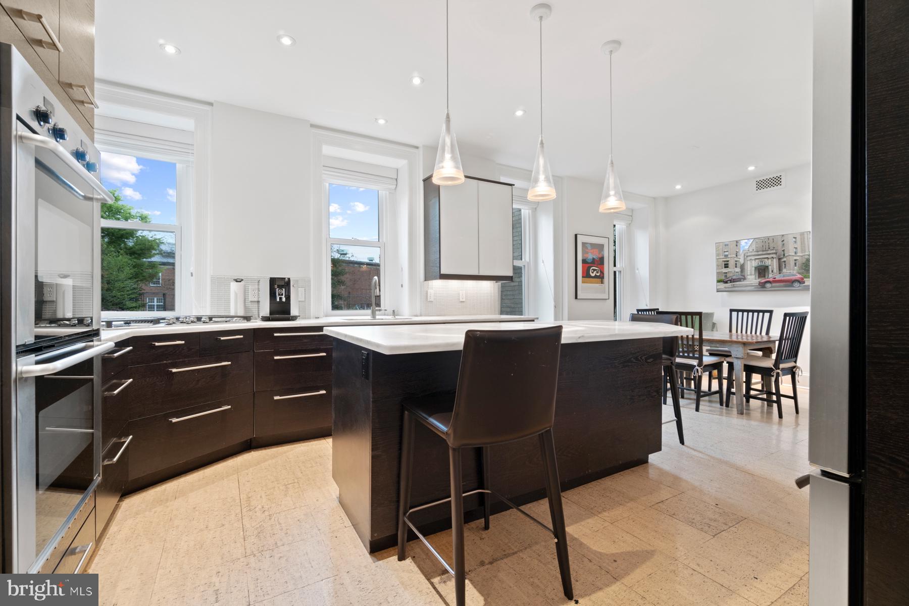 2022 Columbia Road Northwest, Unit 114 Washington, DC 20009 - Photo 12 of 29 Large gourmet kitchen