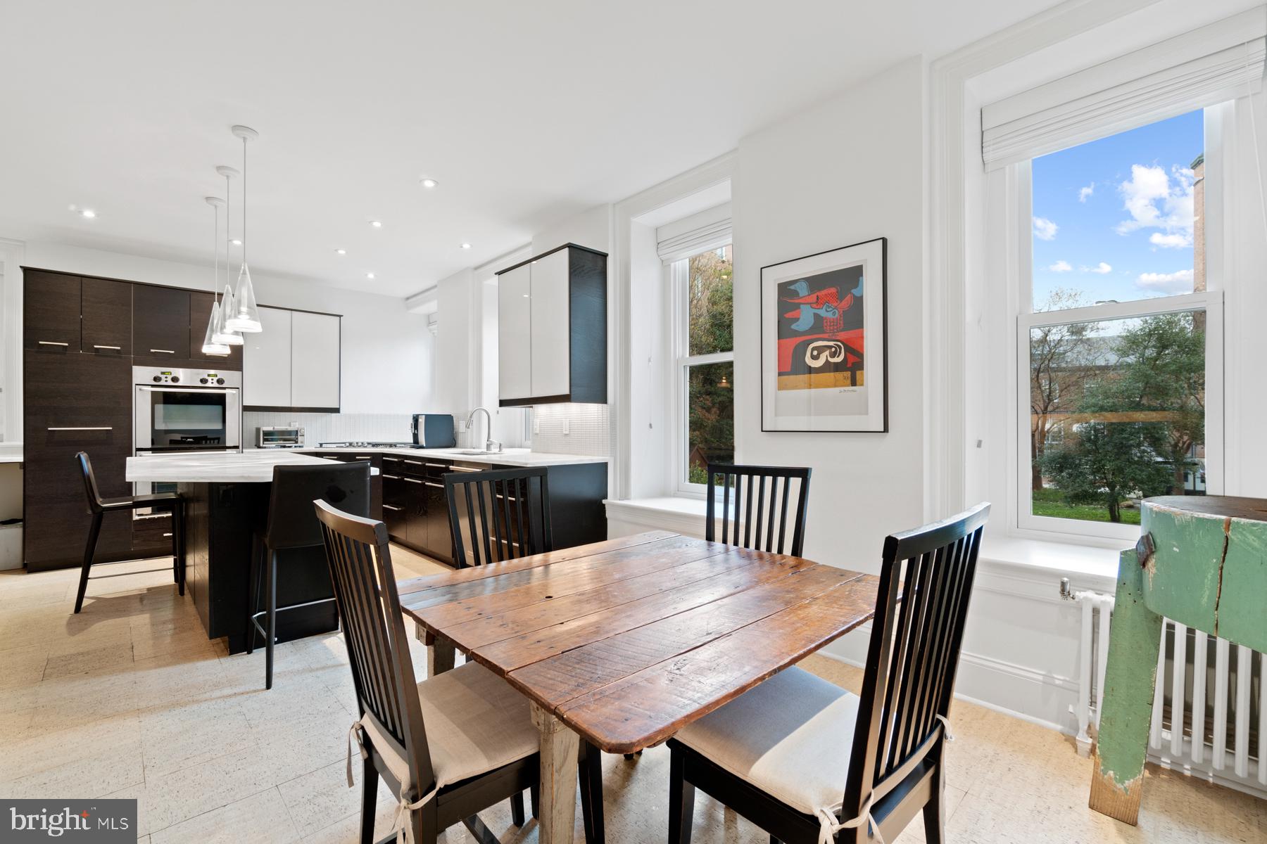 2022 Columbia Road Northwest, Unit 114 Washington, DC 20009 - Photo 13 of 29 Kitchen has great views of building’s gardens