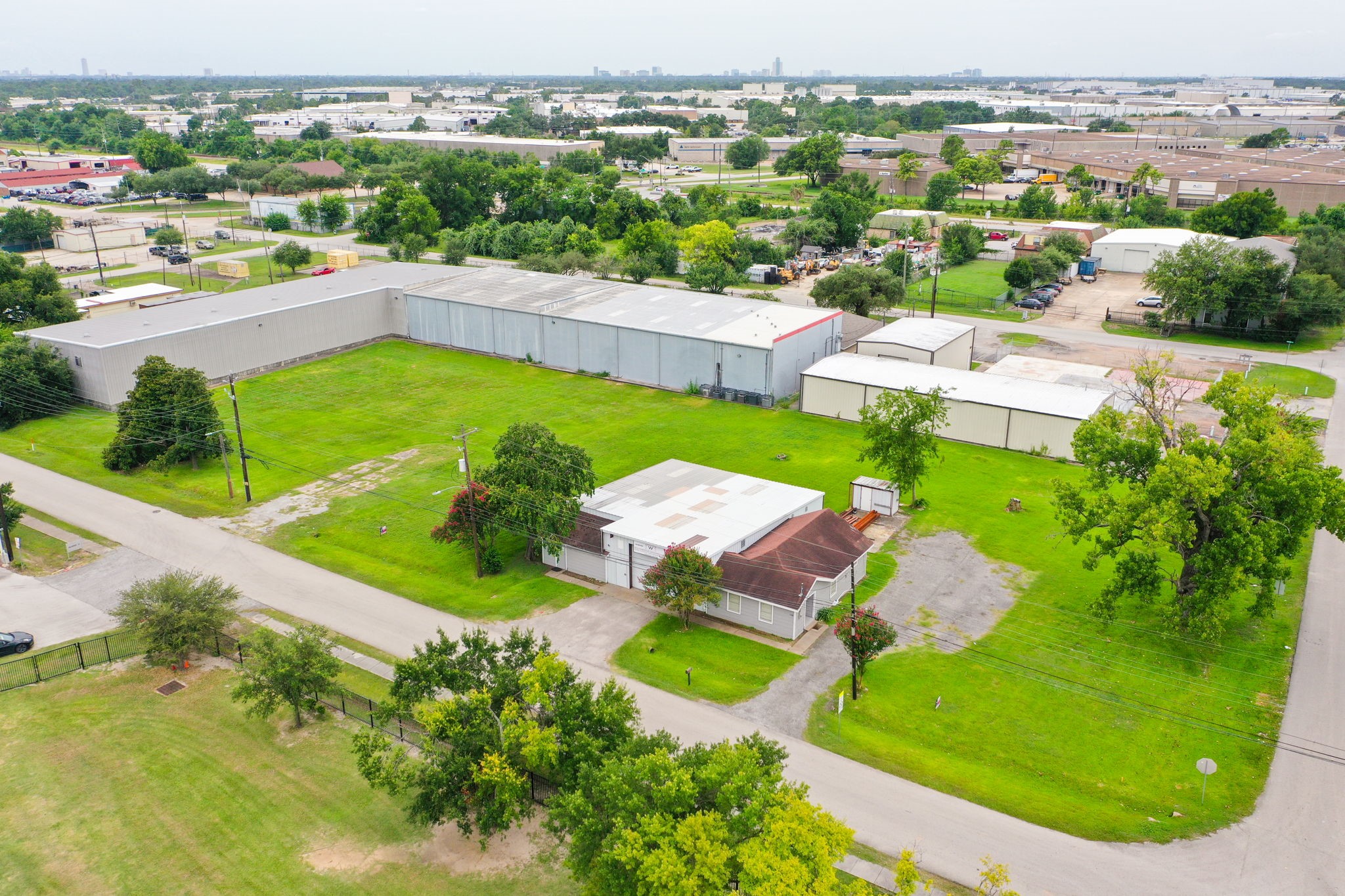 14023 Packard Street Houston, TX 77040 - Photo 11 of 33 an aerial view of a house with a garden