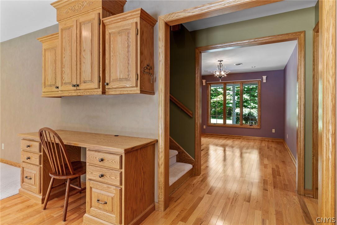 1103 Rail Fence Road Camillus, NY 13031 - Photo 16 of 50 Kitchen with desk area