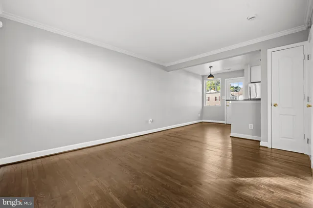 wooden floor in an empty room