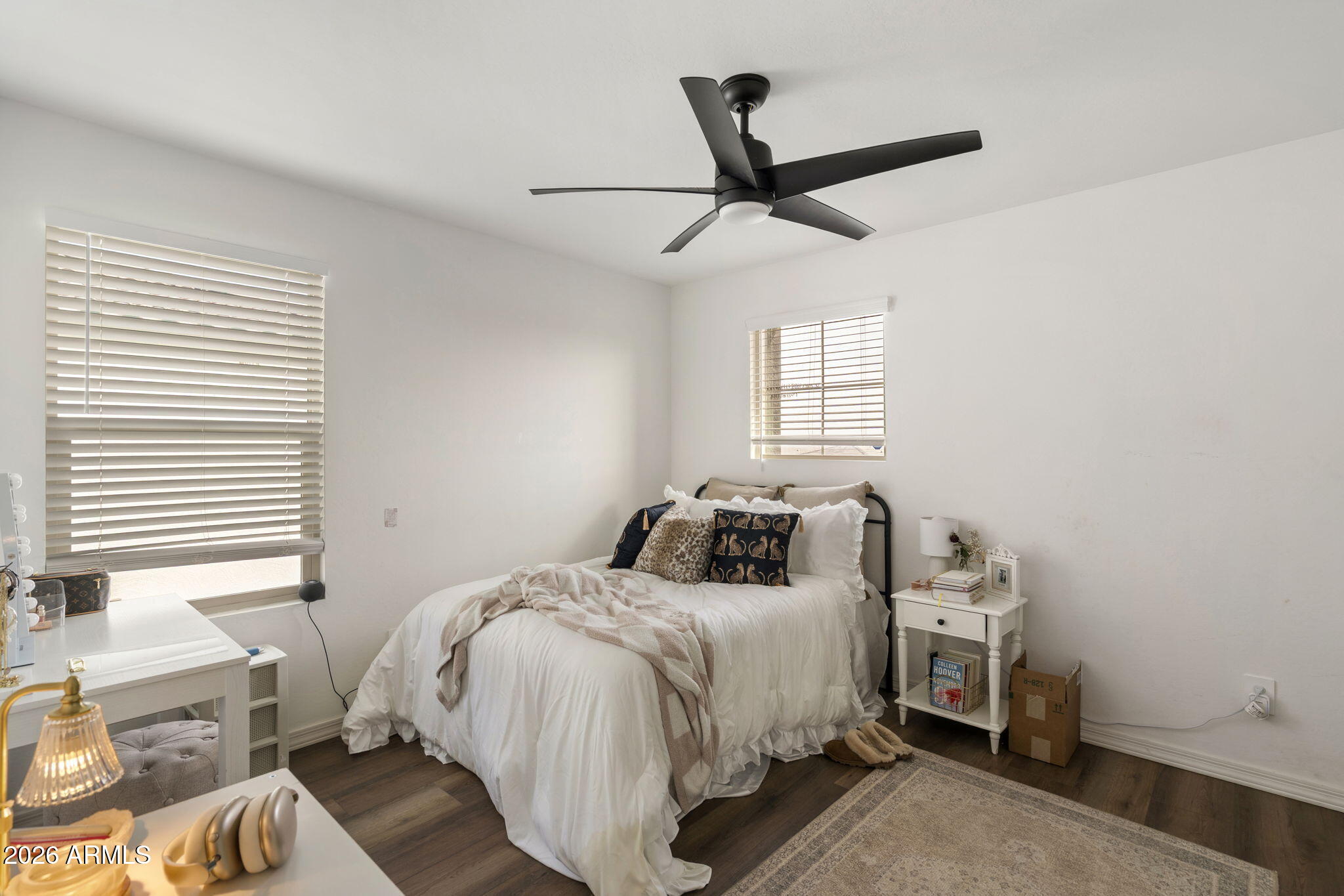 3142 Pineapple Road San Tan Valley, AZ 85143 - Photo 13 of 21 a bedroom with a bed a dresser and a window