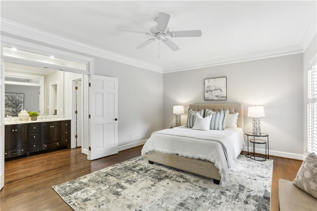 44 Pointe Terrace Southeast Atlanta, GA 30339 - Photo 14 of 31 a bedroom with a bed and a dresser
