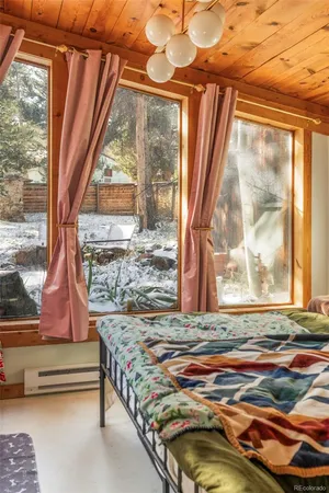 a view of a outdoor space with seating area