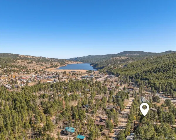 a view of a city with mountain view