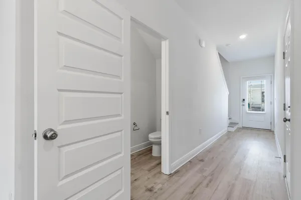 a view of a walk in closet