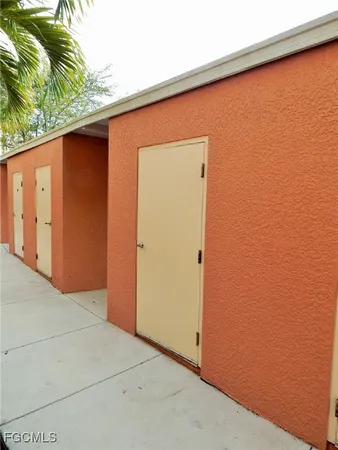 a backyard of a house