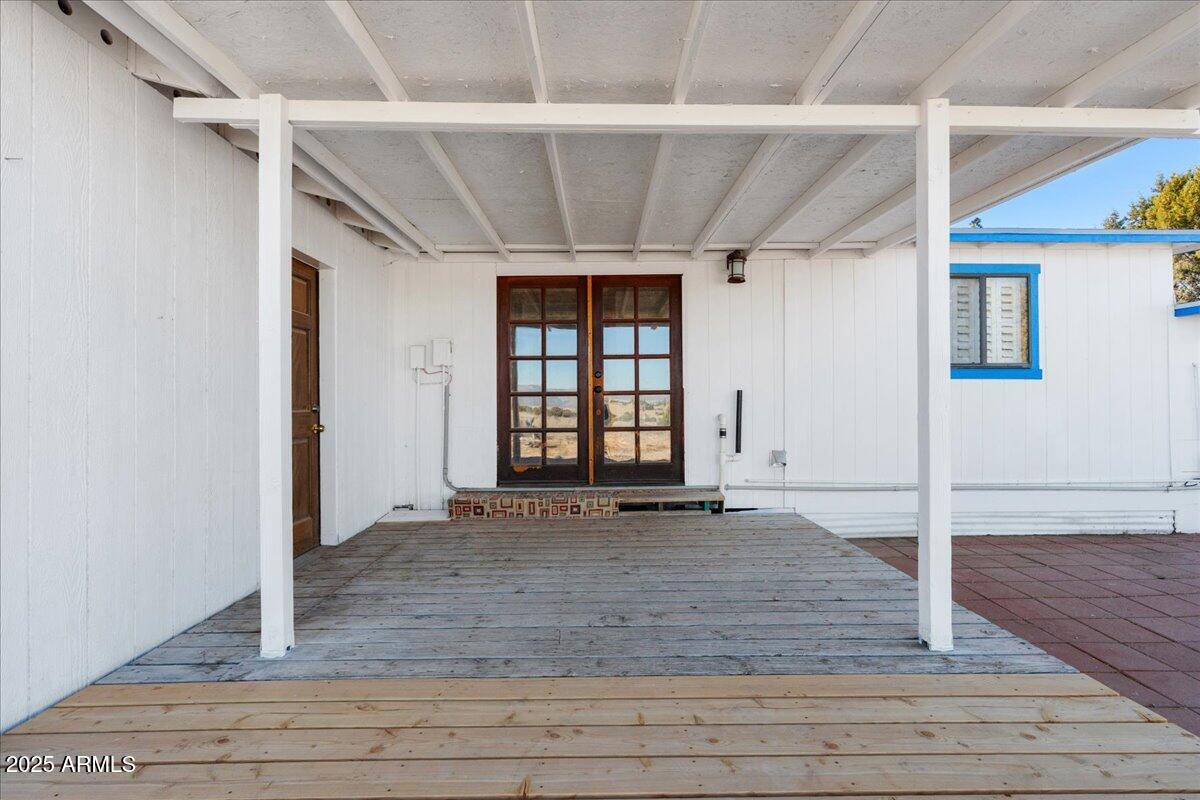 22990 North Post Road Paulden, AZ 86334 - Photo 21 of 30 21-Backyard Deck