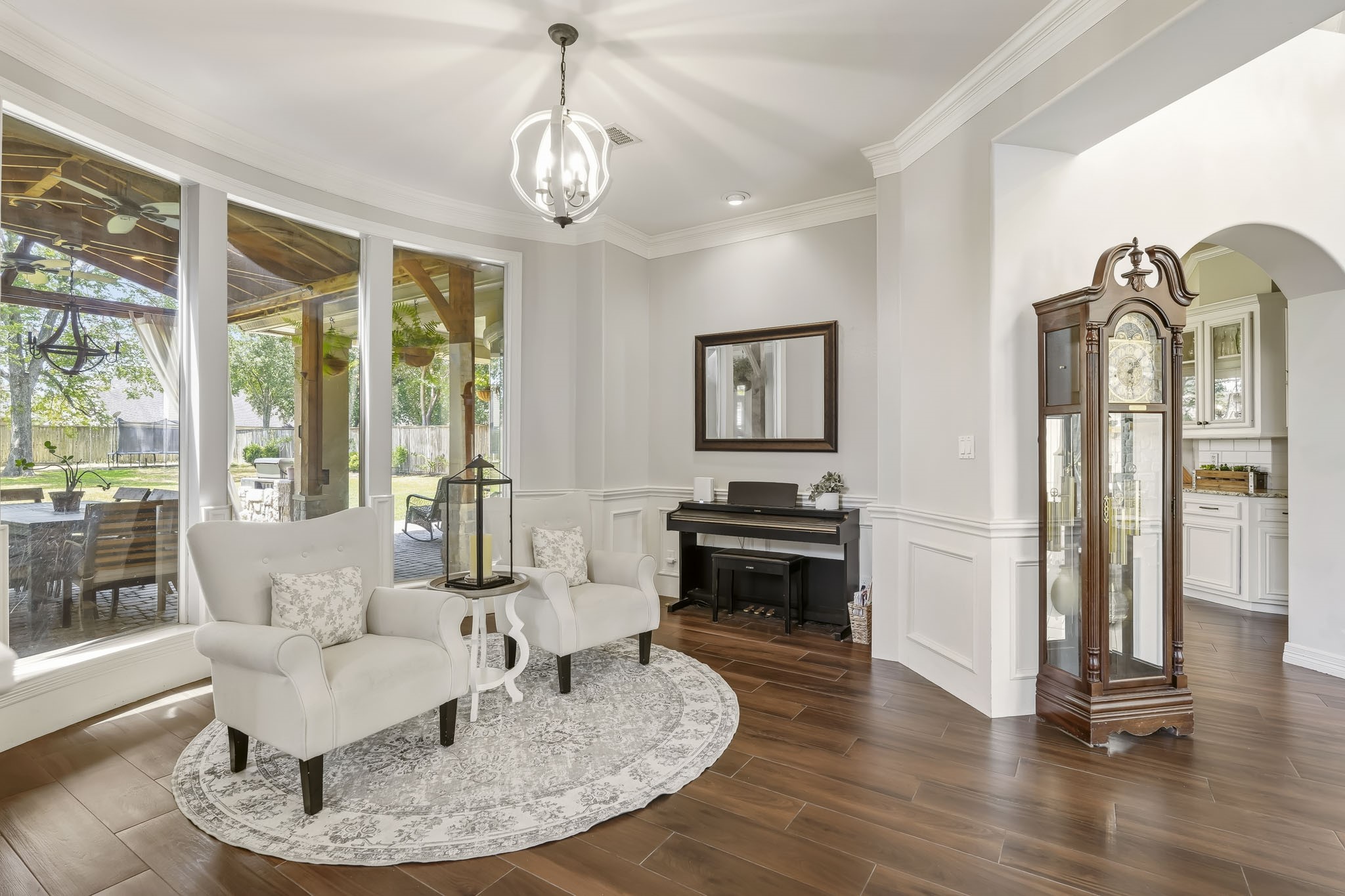 3630 Orca Court Spring, TX 77388 - Photo 15 of 50 Your Elegant Living Room Providing Connection to the Expansive Covered Patio by way of the Lovely & Sizable Windows