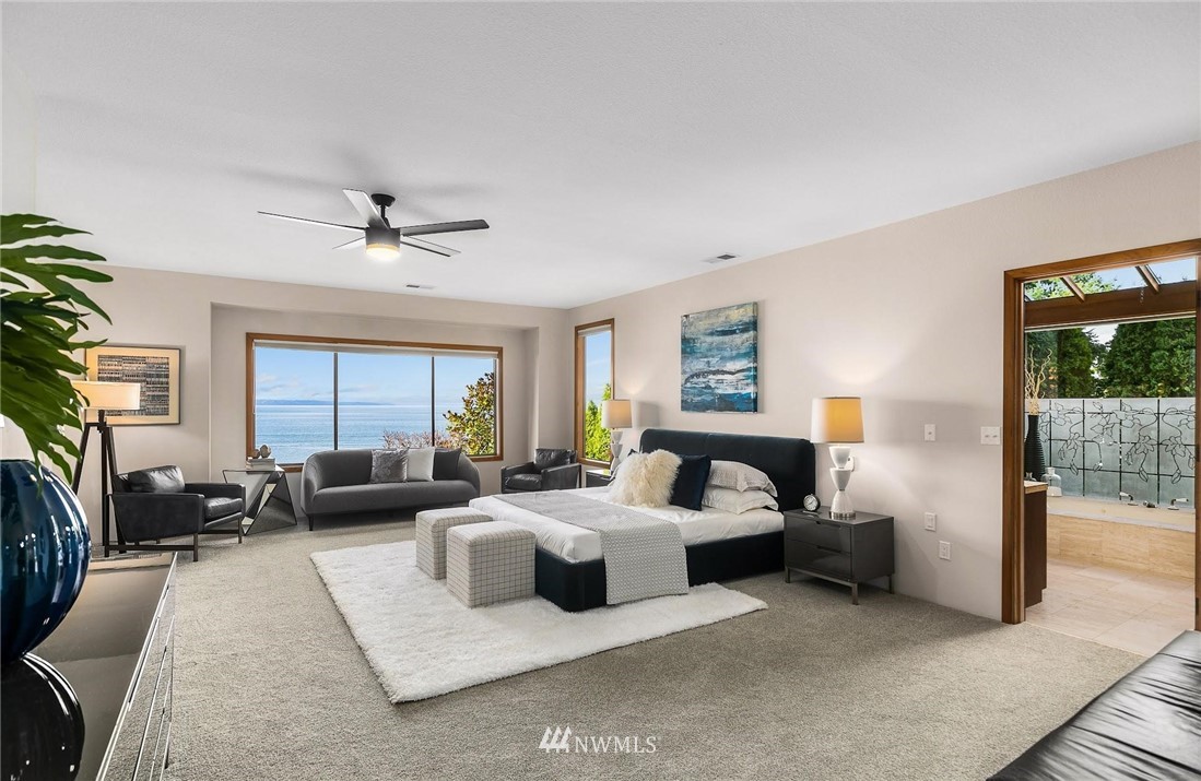 16900 Talbot Road Edmonds, WA 98026 - Photo 21 of 40 a living room with furniture and a large window