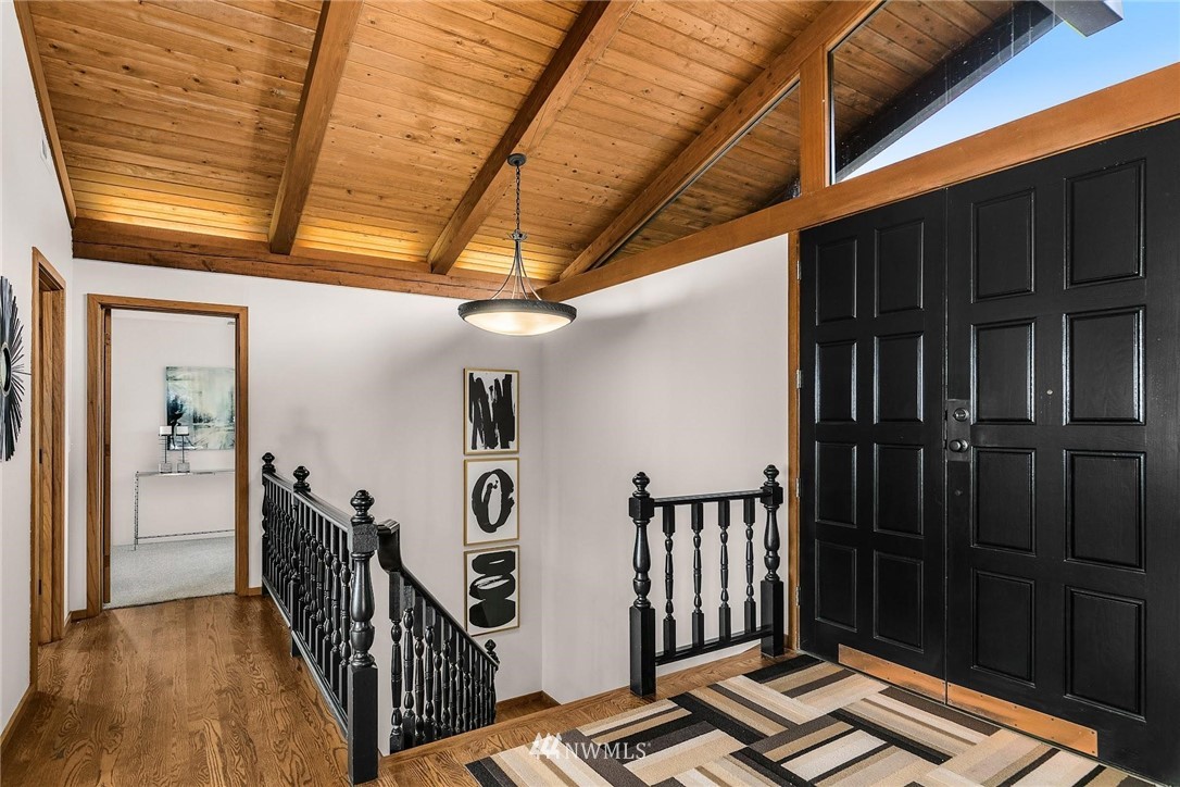 16900 Talbot Road Edmonds, WA 98026 - Photo 5 of 40 a view of hallway with wooden floor