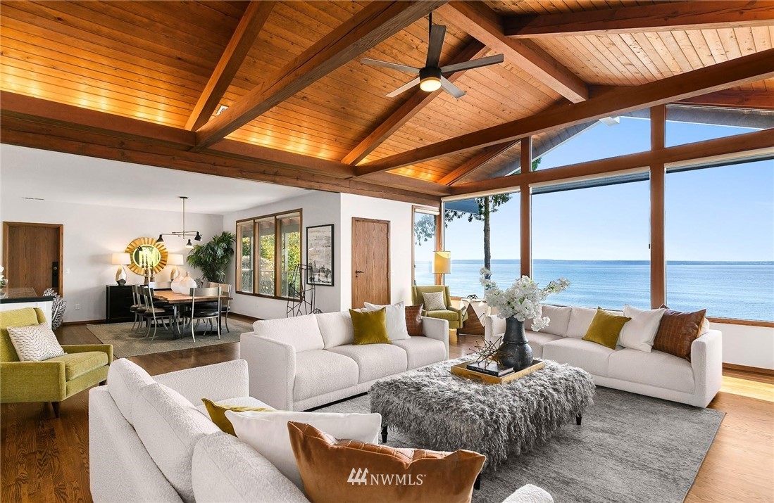 16900 Talbot Road Edmonds, WA 98026 - Photo 8 of 40 a living room with furniture and a large window