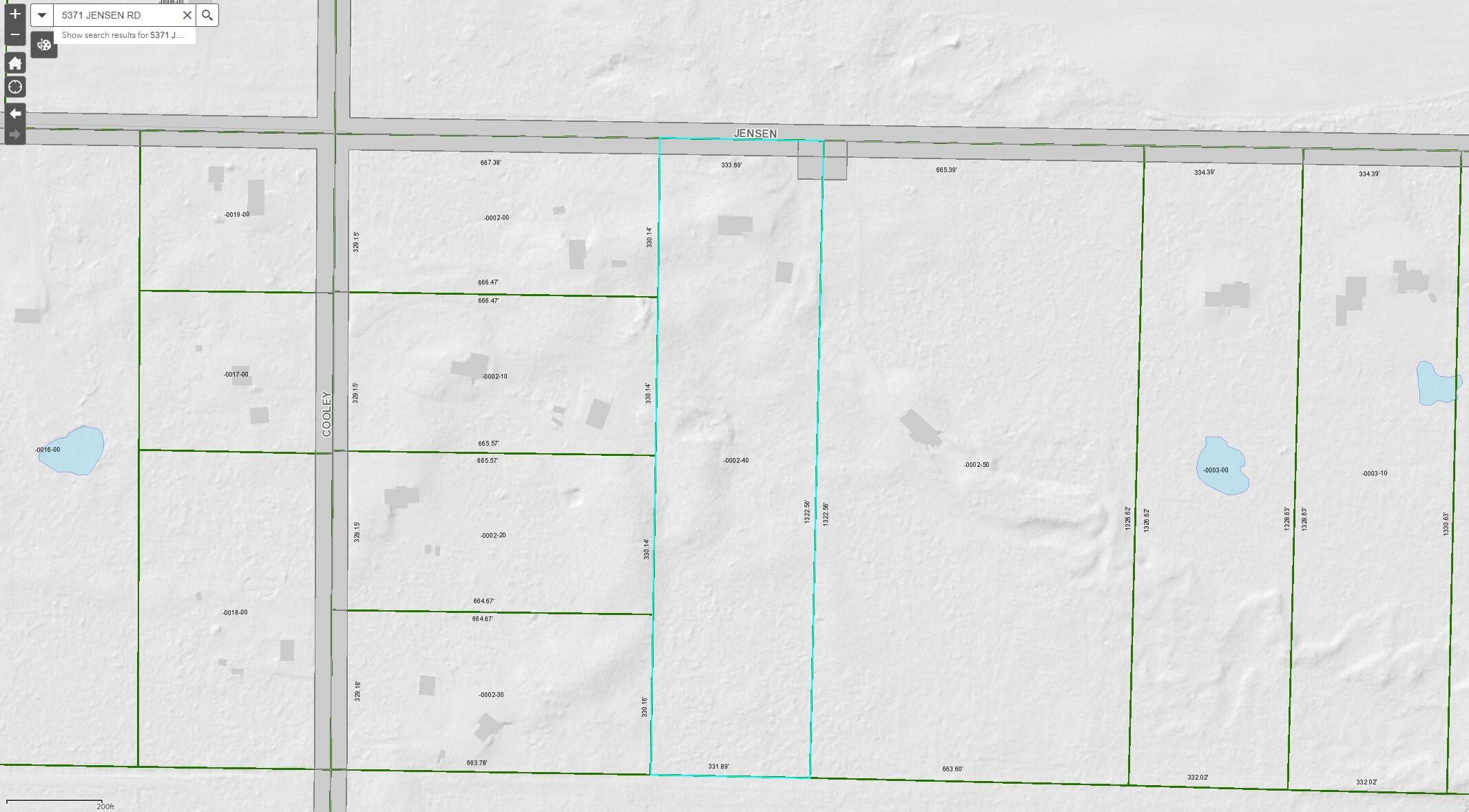 5371 Jensen Road Fruitport, MI 49415 - Photo 2 of 11 Jensen GIS