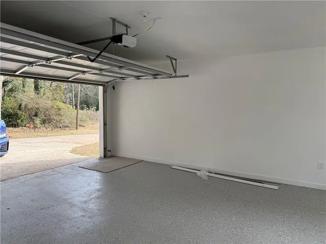 a view of a room with an empty space