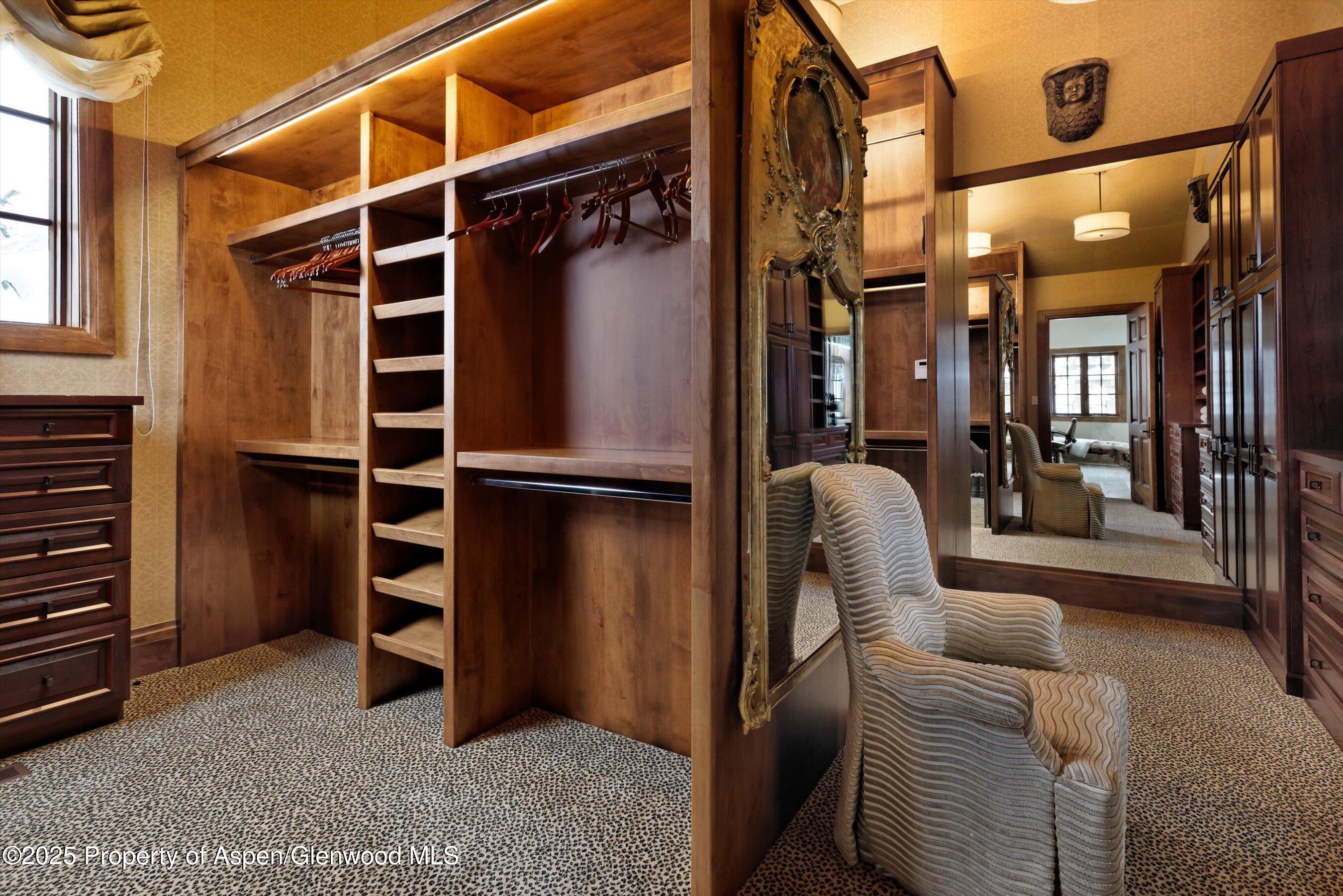 220 Buttermilk Lane Aspen, CO 81611 - Photo 19 of 60 a view of walk in closet with clothes and shoes