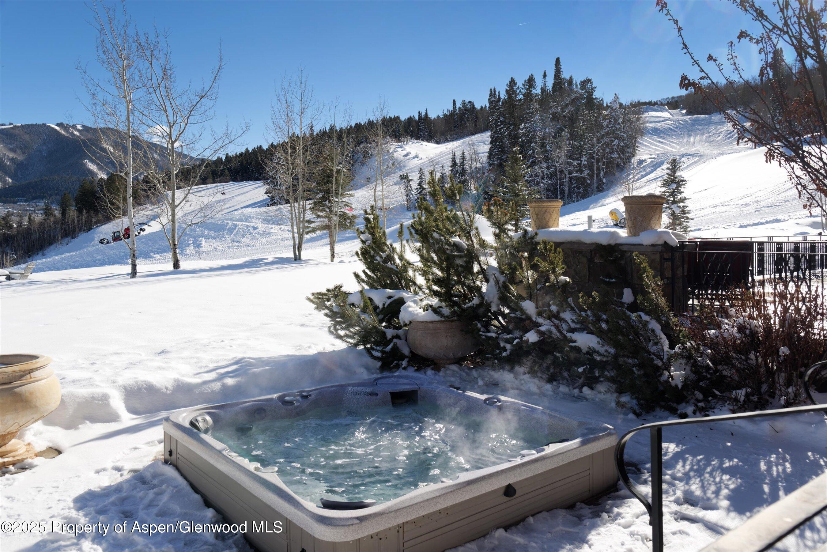 220 Buttermilk Lane Aspen, CO 81611 - Photo 34 of 60 a view of a pool with a patio