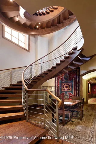 a view of a room with table and chair