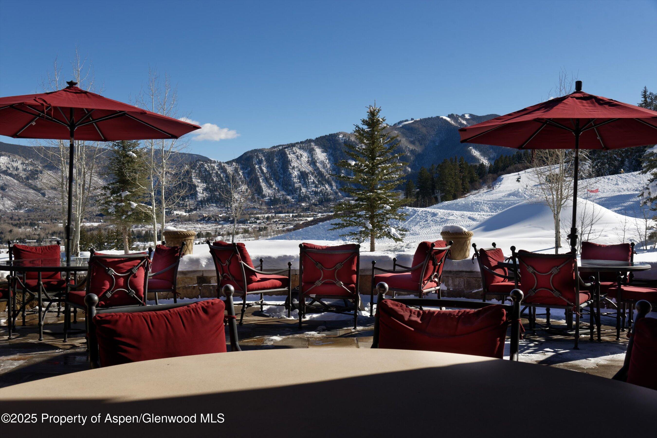 220 Buttermilk Lane Aspen, CO 81611 - Photo 51 of 60 a view of outdoor space with seating