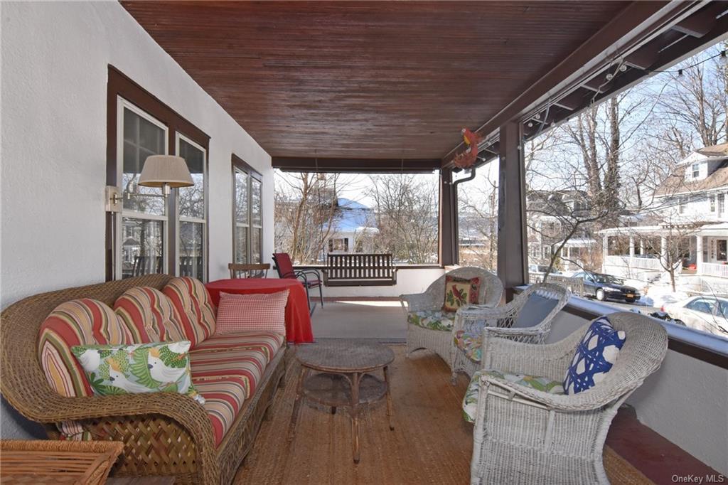 With a 35' open front porch, you will again be able to have friends visit while observing social distancing, such a special amenity at this time.  This is the ideal spot to hang out and pause after a busy day, wave and talk to your neighbors.