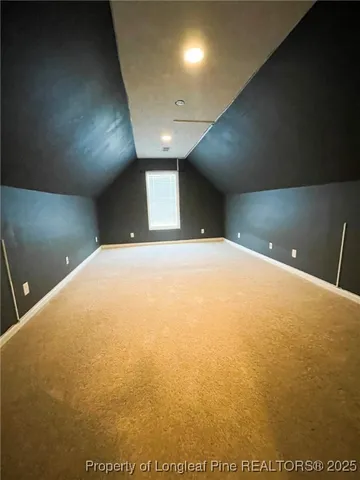 a large room with windows