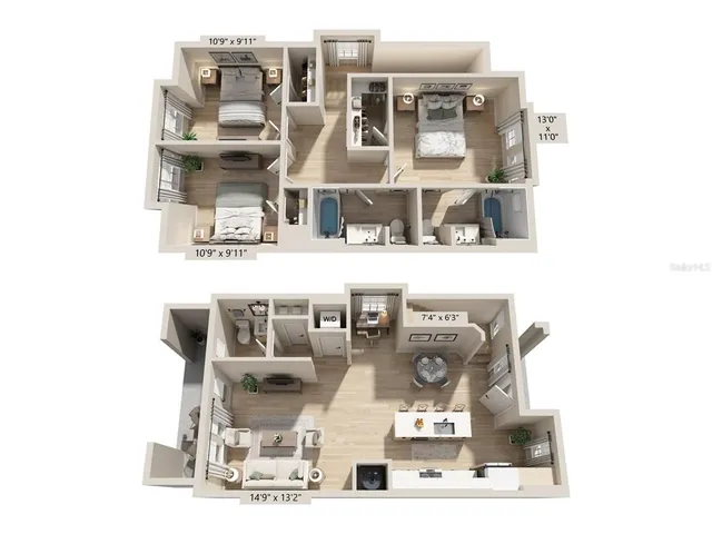$2,960 | 2285 Crown Vlg Road, Unit TH2, Ocoee, FL 34761