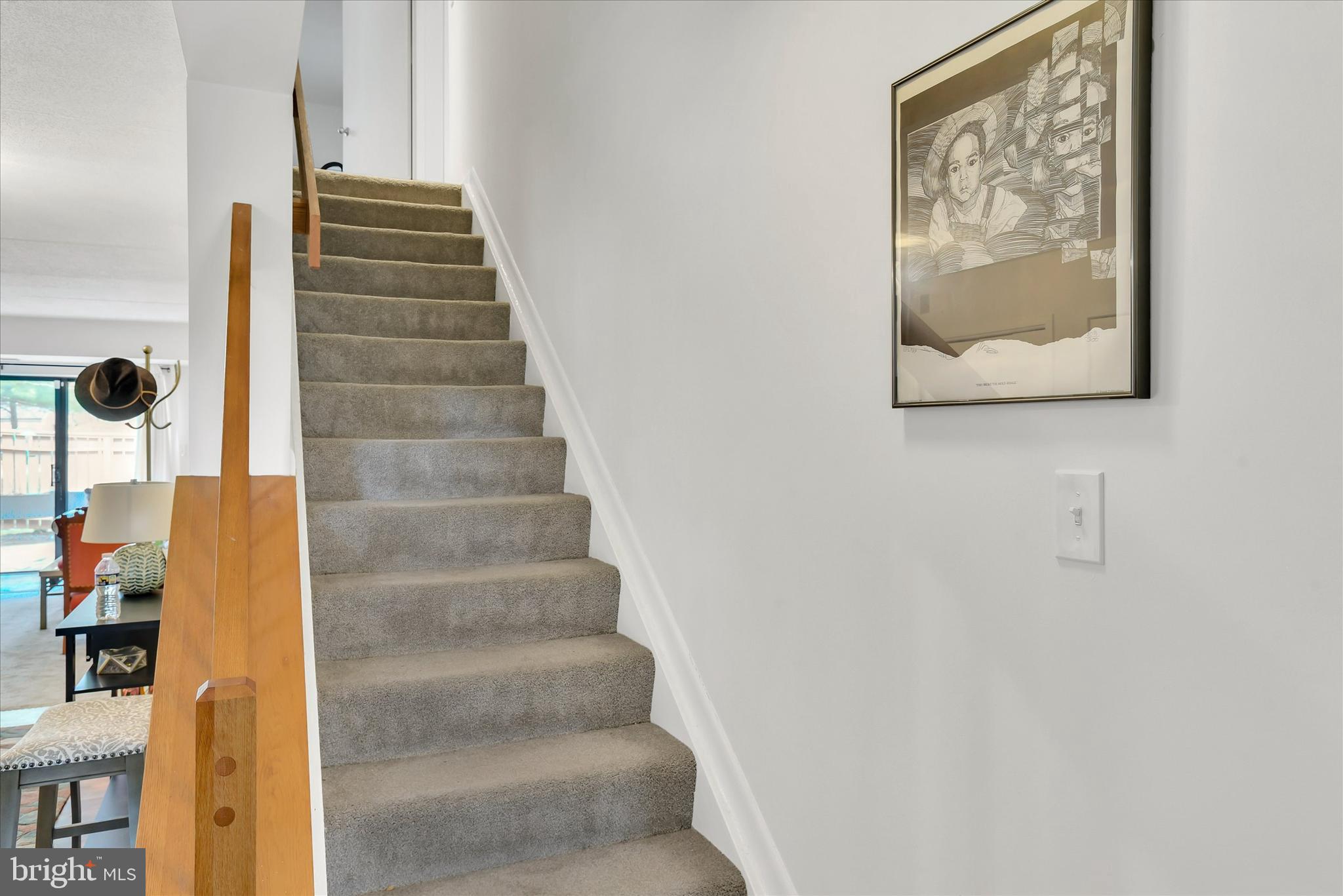 41 Stirrup Court, Unit 7 Baltimore, MD 21208 - Photo 12 of 34 a view of staircase with white walls