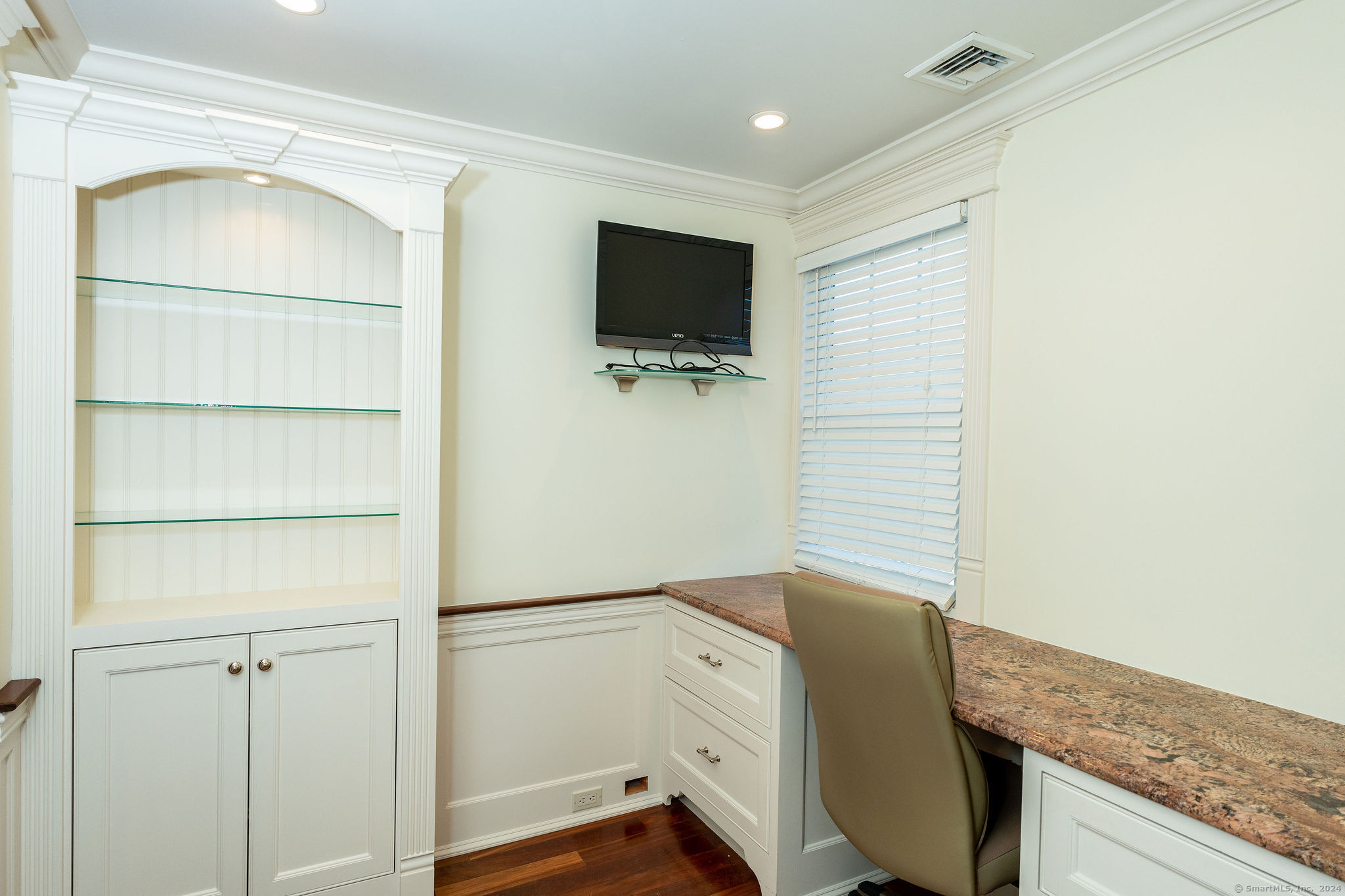 231 Buckingham Street Watertown, CT 06779 - Photo 29 of 30 a bathroom with a granite countertop sink and a mirror