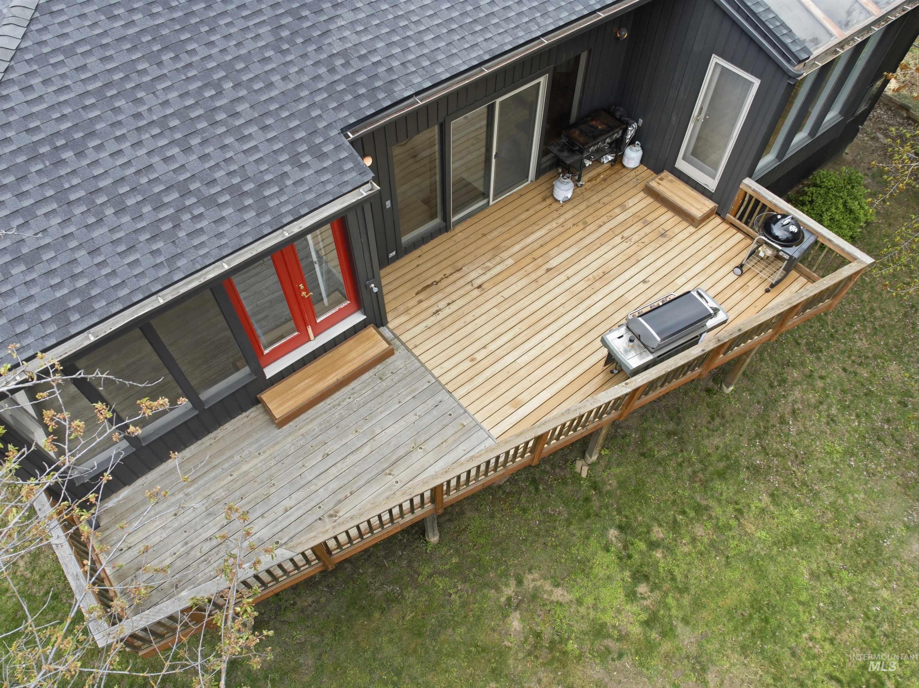 1540 Pine Cone Road Moscow, ID 83843 - Photo 44 of 49 Expansive wood deck with a full railing system