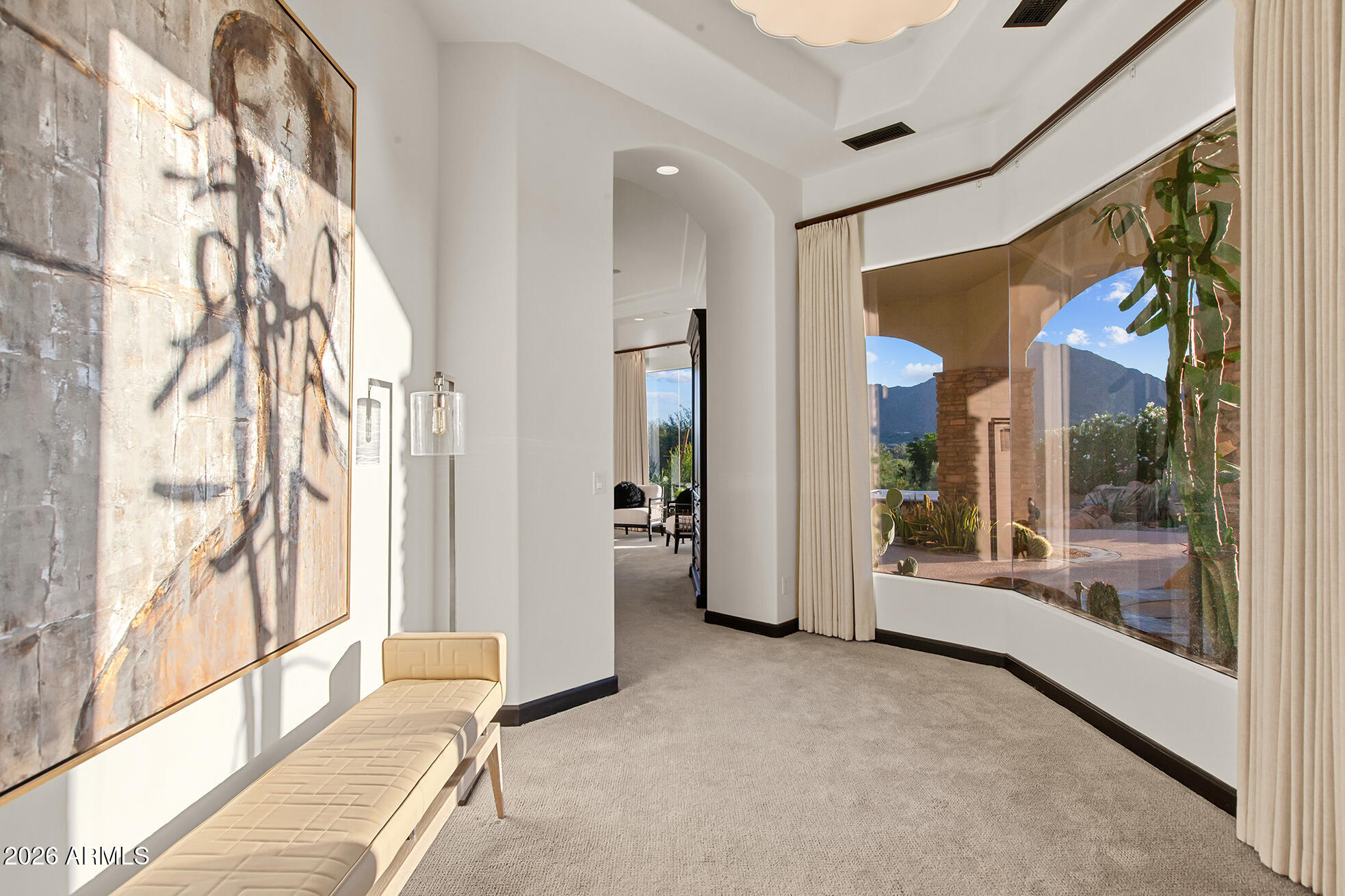 6207 East Indian Bend Road Paradise Valley, AZ 85253 - Photo 18 of 42 Sitting area in primary suite