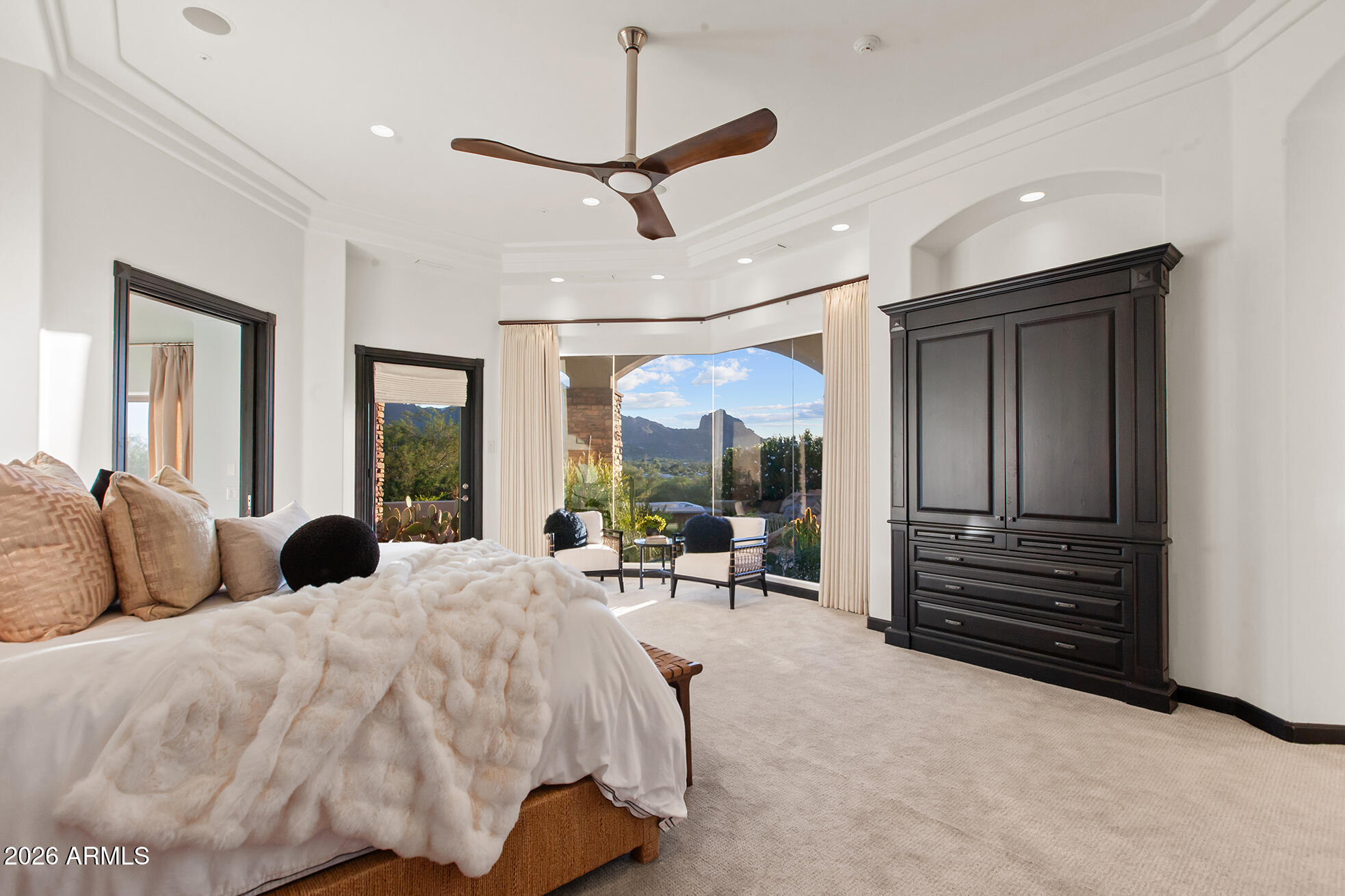 6207 East Indian Bend Road Paradise Valley, AZ 85253 - Photo 20 of 42 Views of Camelback from primary bedroom