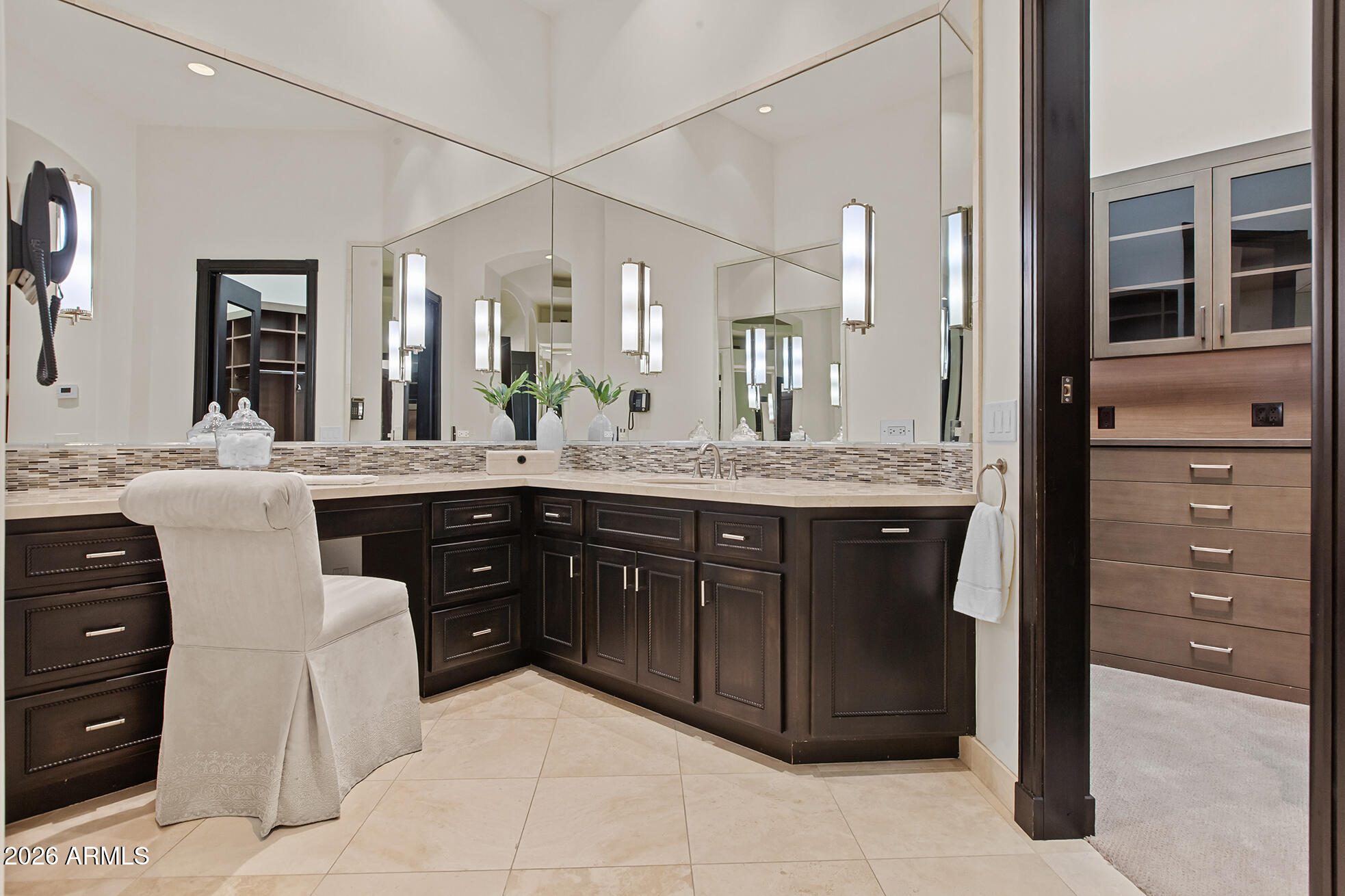 6207 East Indian Bend Road Paradise Valley, AZ 85253 - Photo 24 of 42 Her sink and vanity area