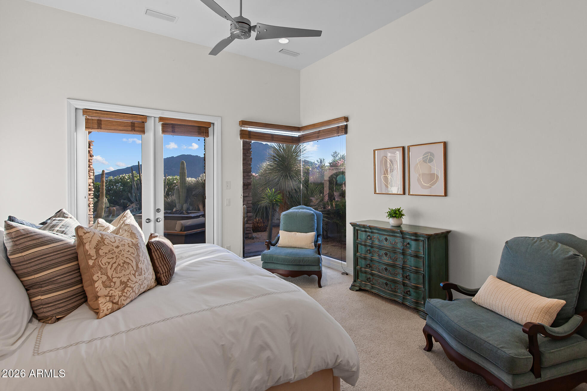 6207 East Indian Bend Road Paradise Valley, AZ 85253 - Photo 28 of 42 Bedroom 2 w Camelback view