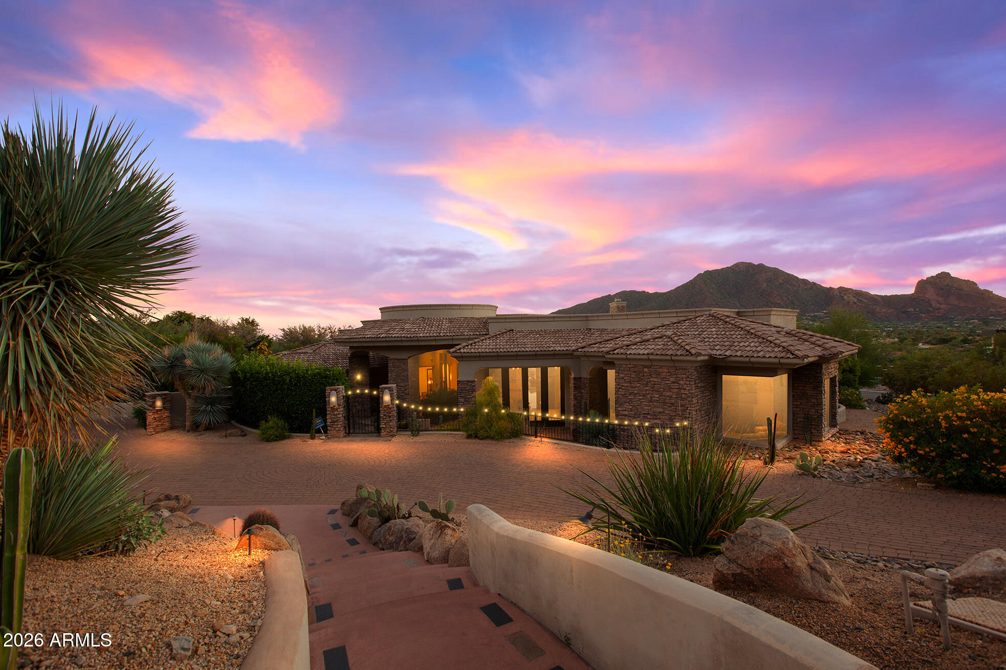 6207 East Indian Bend Road Paradise Valley, AZ 85253 - Photo 40 of 42 a view of a house with a yard