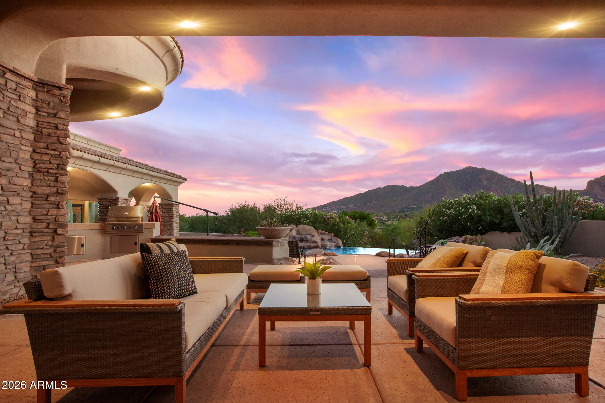 6207 East Indian Bend Road Paradise Valley, AZ 85253 - Photo 5 of 42 Camelback view from all sitting areas